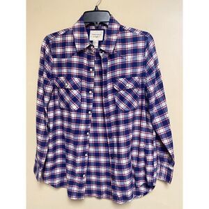 Forever21 flannel shirt with pearl snap buttons